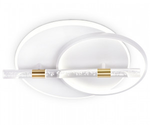 FL5007 WH/GD белый/золото 3000K/4200K/6400K 72W 565*460*92.5 (ПДУ РАДИО 2.4G)