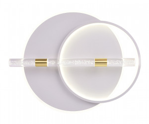 FL5007 WH/GD белый/золото 3000K/4200K/6400K 72W 565*460*92.5 (ПДУ РАДИО 2.4G)