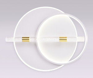 FL5007 WH/GD белый/золото 3000K/4200K/6400K 72W 565*460*92.5 (ПДУ РАДИО 2.4G)