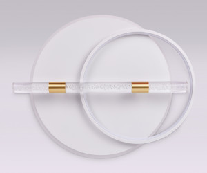 FL5007 WH/GD белый/золото 3000K/4200K/6400K 72W 565*460*92.5 (ПДУ РАДИО 2.4G)