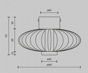 Настенный светильник (бра) Maytoni MOD555WL-L3G3K