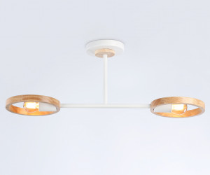 TR8243/2 WH/LWD белый/светлое дерево E27/2 max 40W 590*165*220