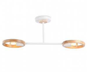 TR8243/2 WH/LWD белый/светлое дерево E27/2 max 40W 590*165*220