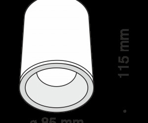 Потолочный светильник Technical C029CL-01B