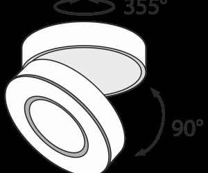 Потолочный светильник Technical C022CL-L12W4K