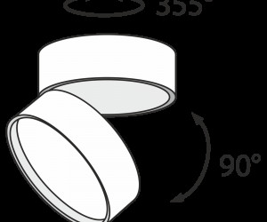 Потолочный светильник Technical C024CL-L18B