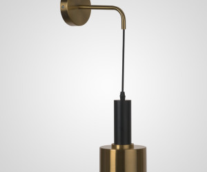 Настенный светильник PS7956-1W BK+GD 000060458