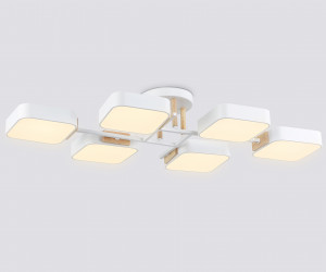 FL4886/6 WH/WD белый/дерево 108W 3000-6000K 850*430*140 (без ПДУ)