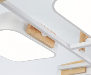 FL4886/6 WH/WD белый/дерево 108W 3000-6000K 850*430*140 (без ПДУ)