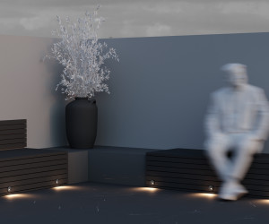 Подсветка для лестниц Outdoor O015SL-L3B3K