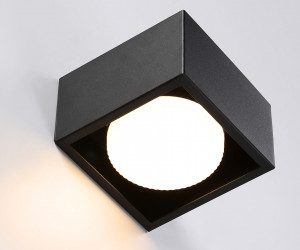 TN70827 BK черный GX53 max 12W 100*100*60