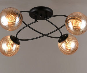 Потолочная люстра P7545-4 BK 000028030