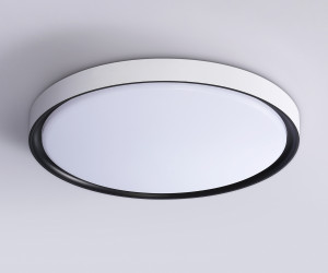 FZ1247 WH/BK белый/черный IP54 20W 5000K D300*60 (Без ПДУ)