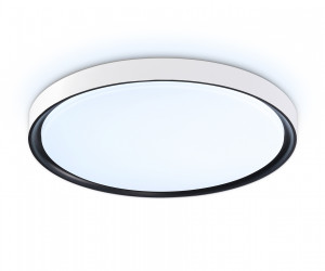 FZ1247 WH/BK белый/черный IP54 20W 5000K D300*60 (Без ПДУ)