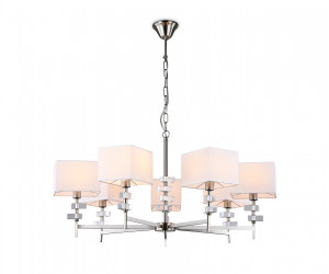 LH71323/7 SN/WH никель/белый E14/7 max 40W D860*850