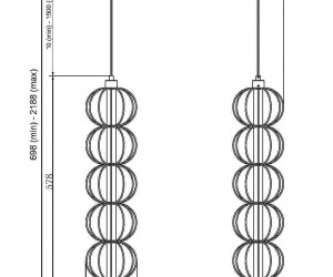 Настенный светильник (бра) Maytoni MOD216WL-L10G3K