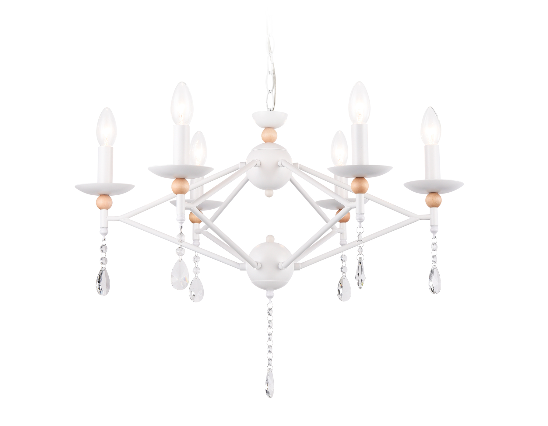 TR9596/6 WH белый E14/6 max 40W D660*880