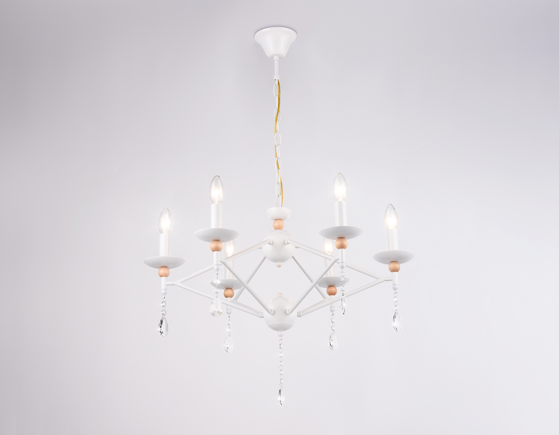 TR9596/6 WH белый E14/6 max 40W D660*880