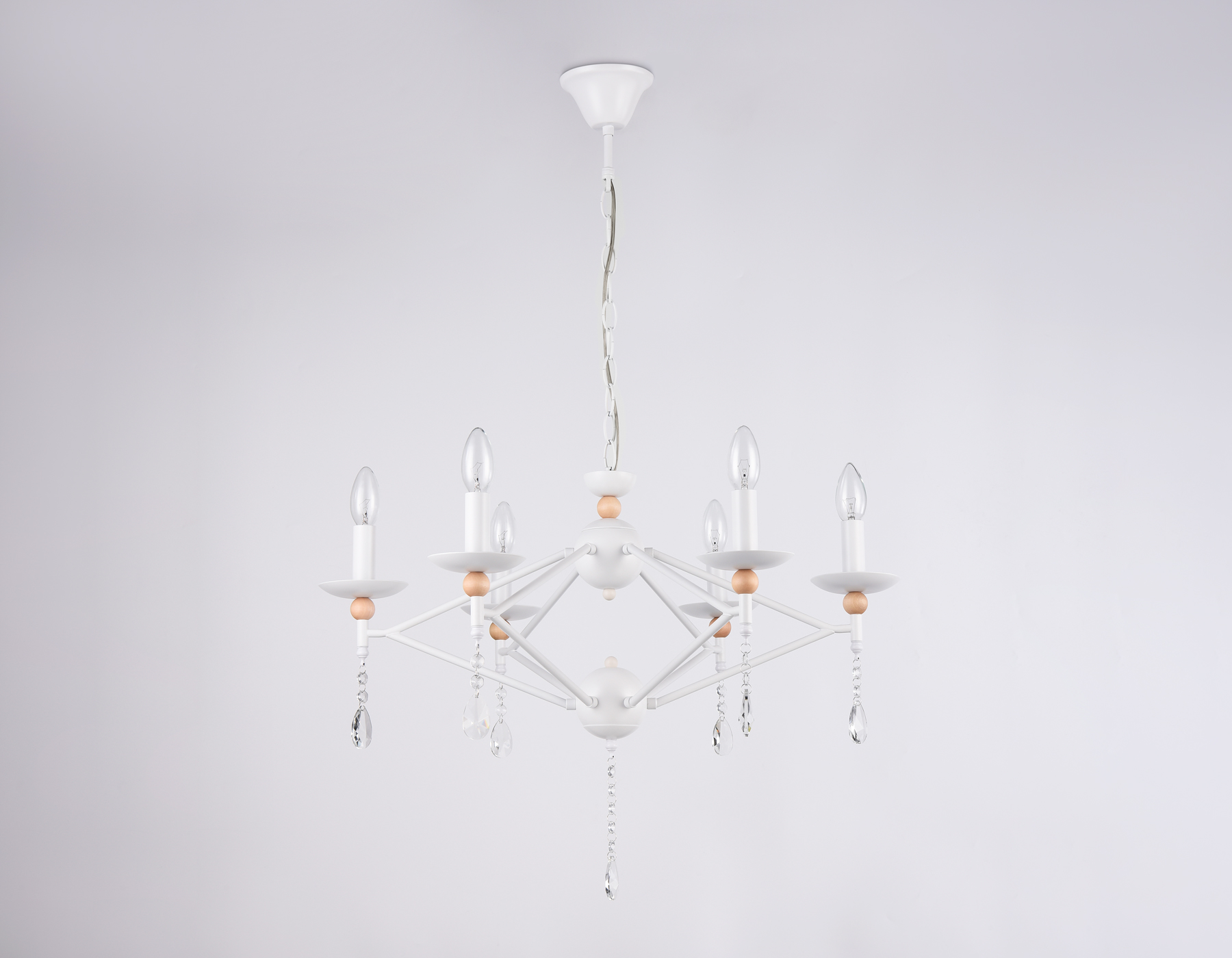 TR9596/6 WH белый E14/6 max 40W D660*880