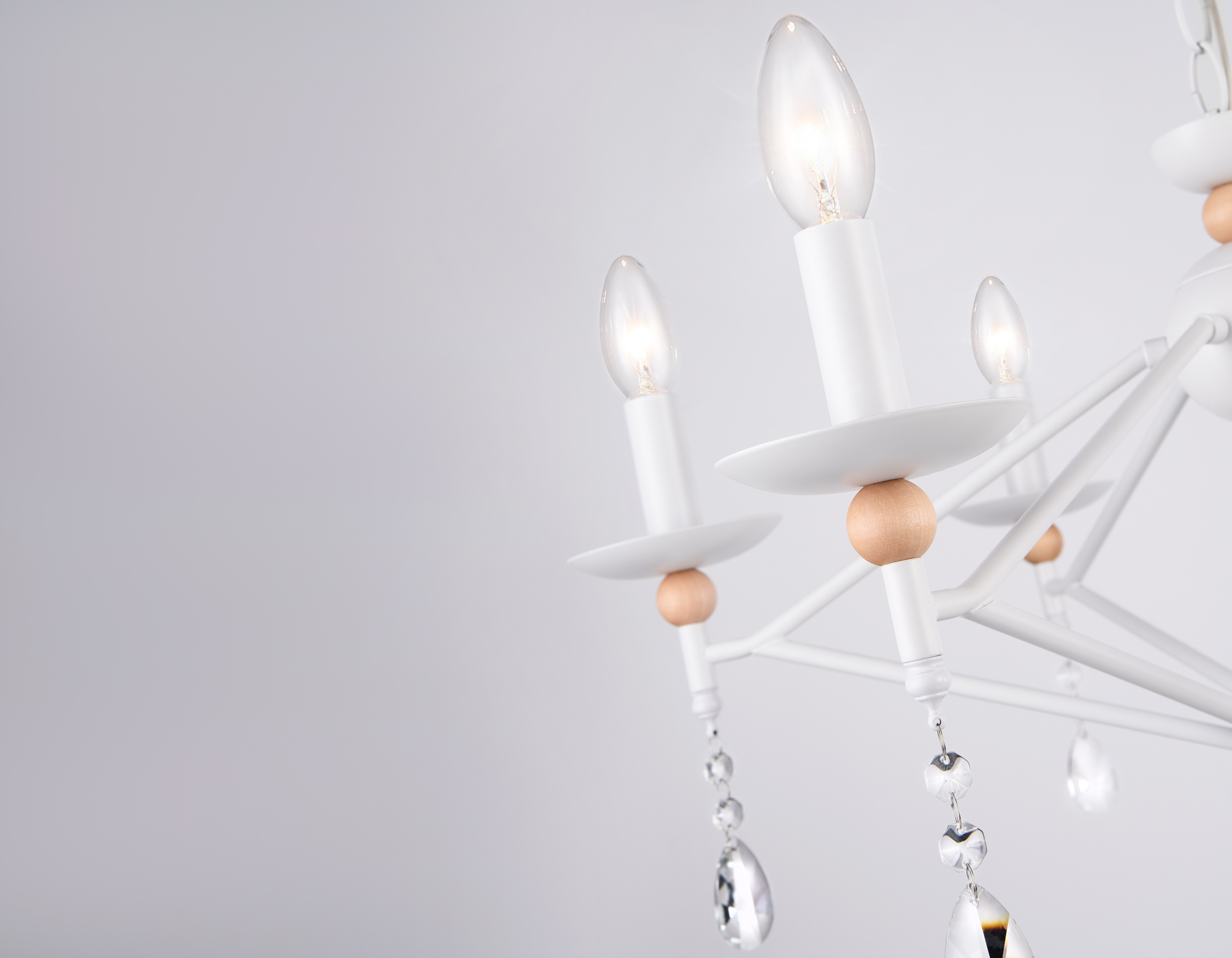 TR9596/6 WH белый E14/6 max 40W D660*880