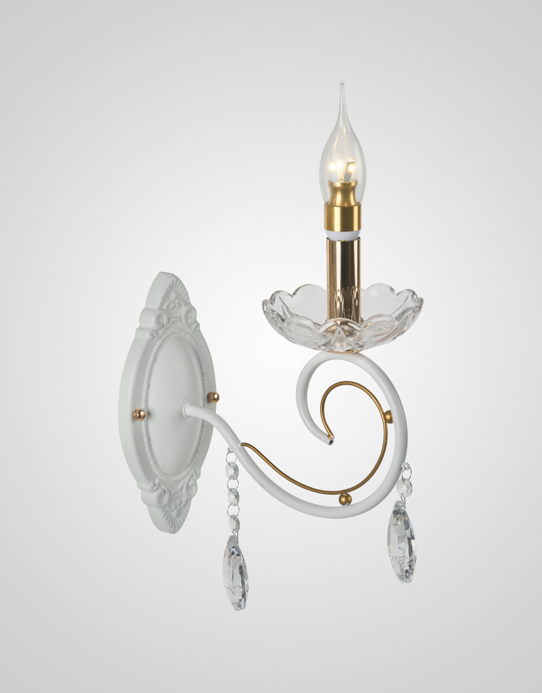 Настенный светильник P9850-1W WT+GD 000054543