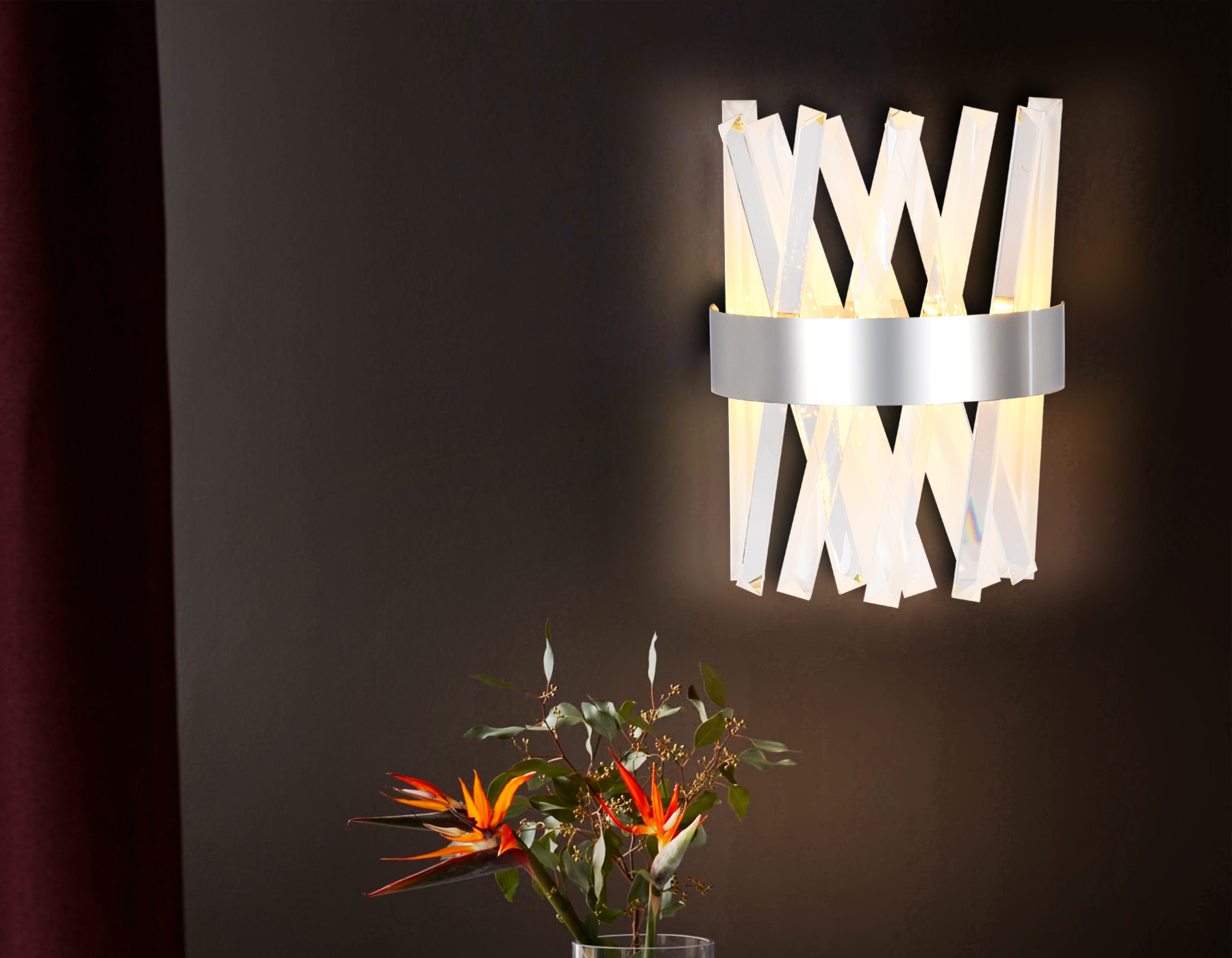 TR5322 CH/CL хром/прозрачный 24W 285*260*124