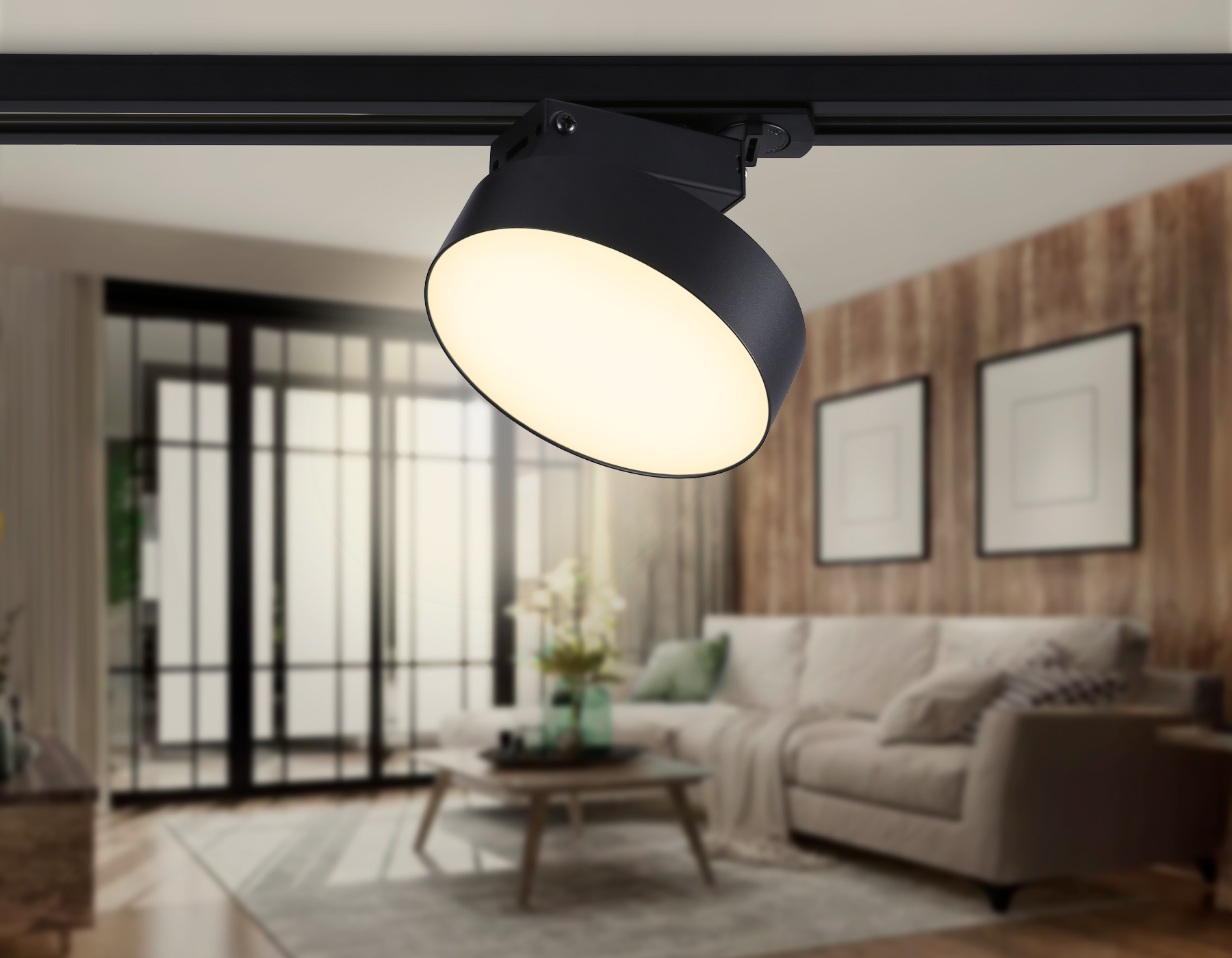 GL6839 BK черный LED 15W 3000K D115*80