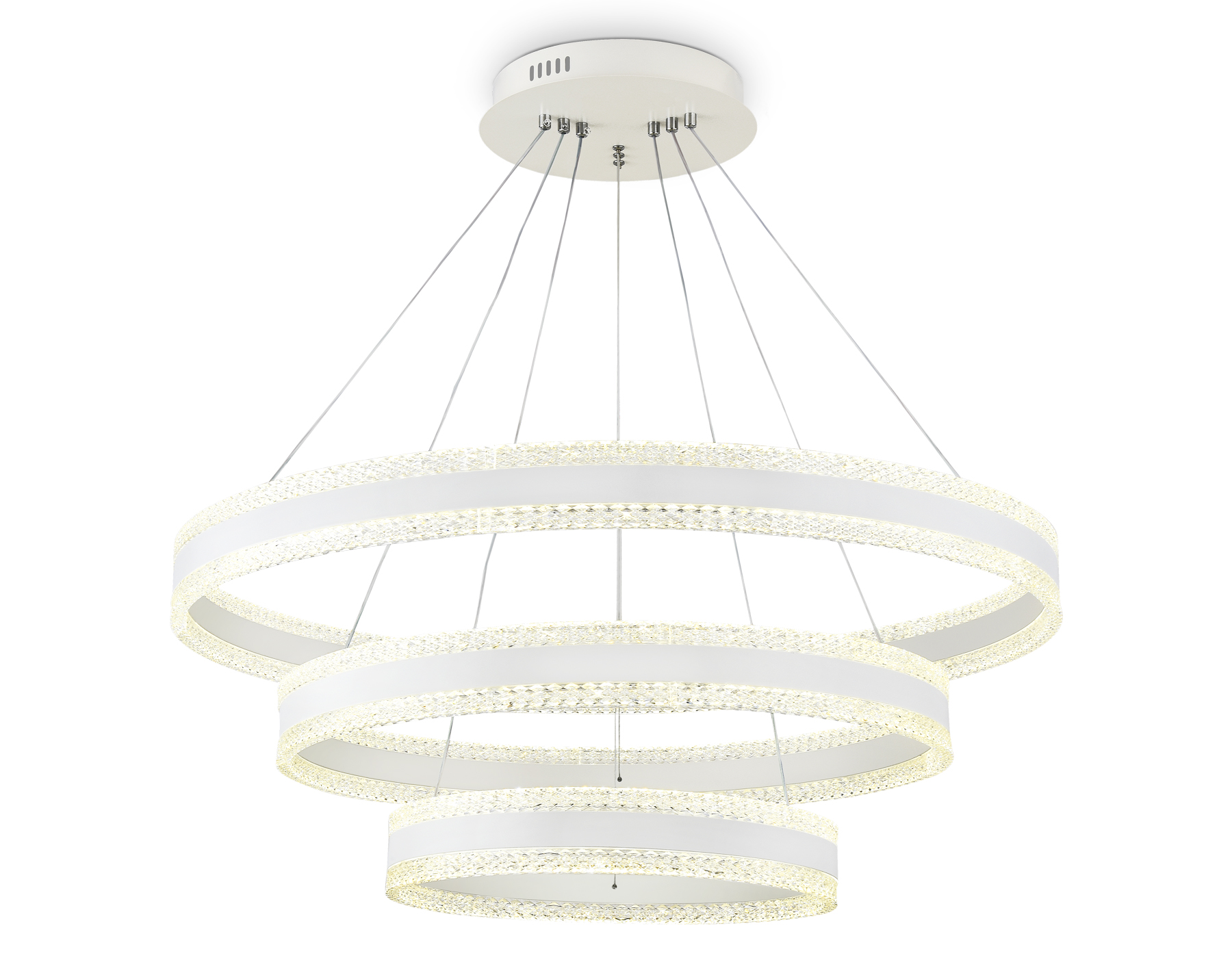 FA6181/3 WH белый 245W 3000K+6400K/3000K/6400K/4200K+4200K D800*940 (ПДУ РАДИО 2.4G)