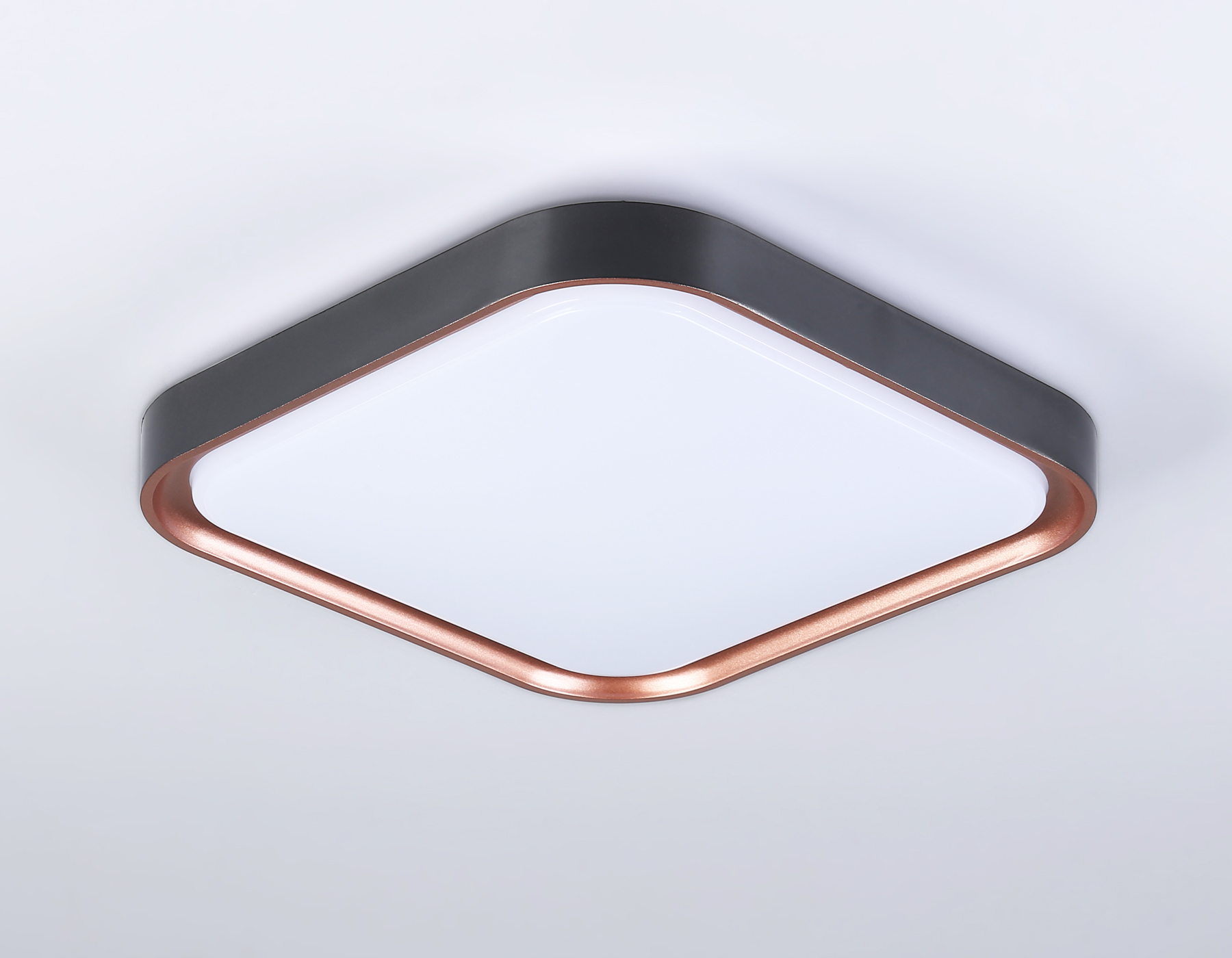 FZ1265 BK/PGD черный/золото розовое 18W 5000K 250*250*60 (Без ПДУ)