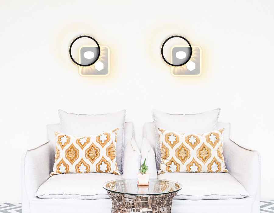 FA230 WH/BK белый/черный LED 3000K/4200K/6400K 28W 210*210*50