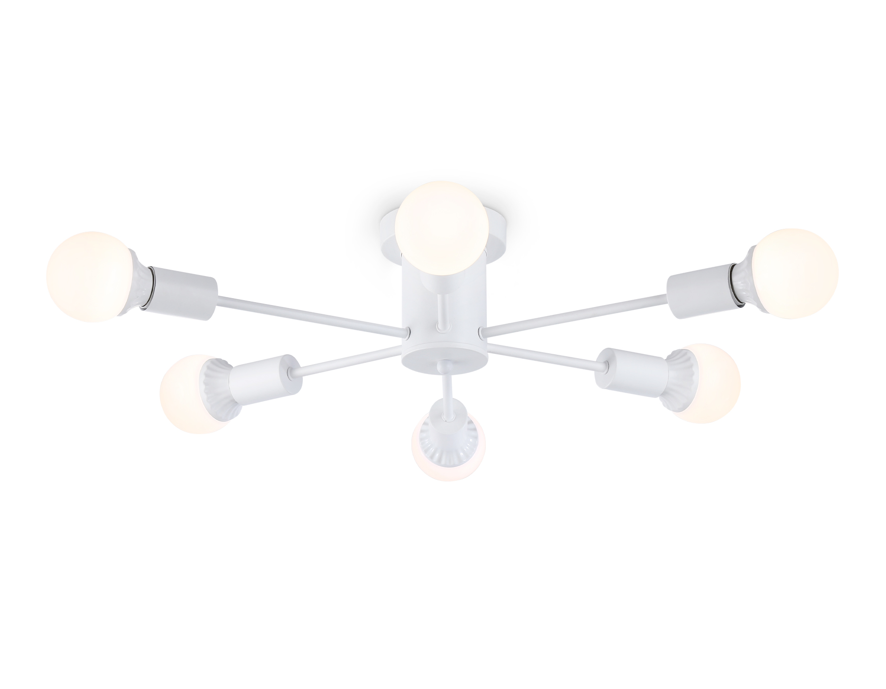 TR80401/6 WH белый E27/6 max 60W D780*150