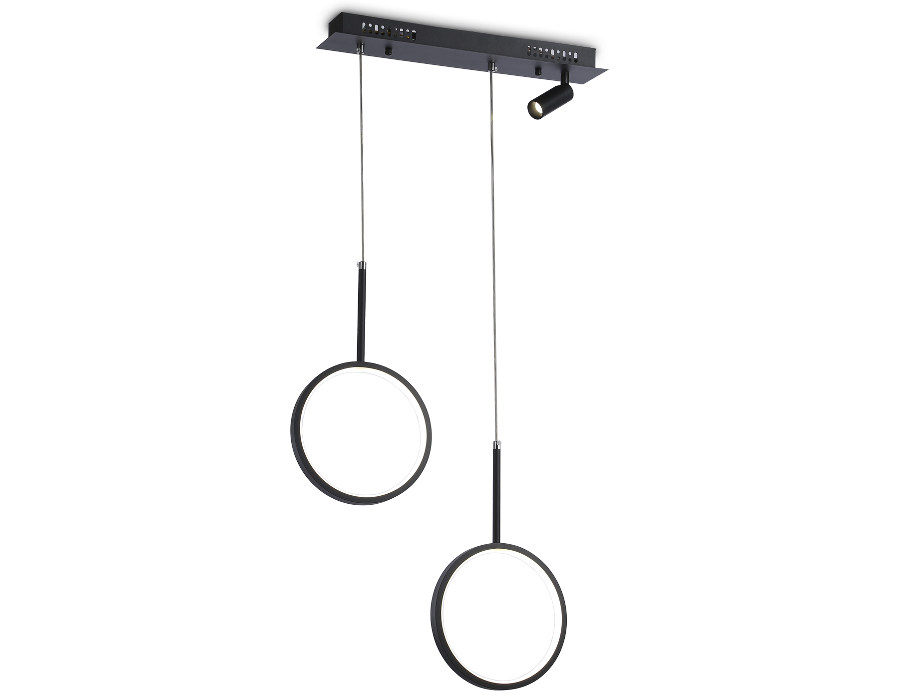 FL5274/2+1 BK черный 38W 3000K/4200K/6400K+4200K 500*20*1200 (ПДУ ИК)