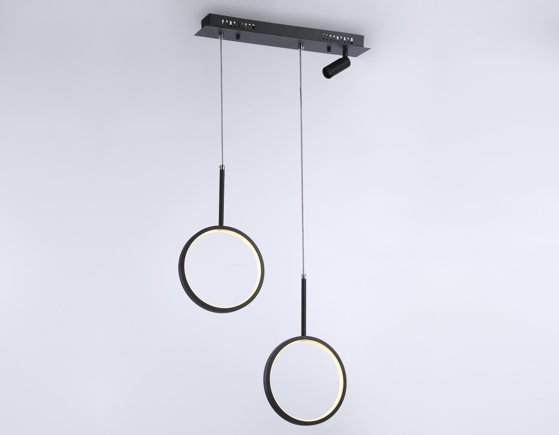 FL5274/2+1 BK черный 38W 3000K/4200K/6400K+4200K 500*20*1200 (ПДУ ИК)