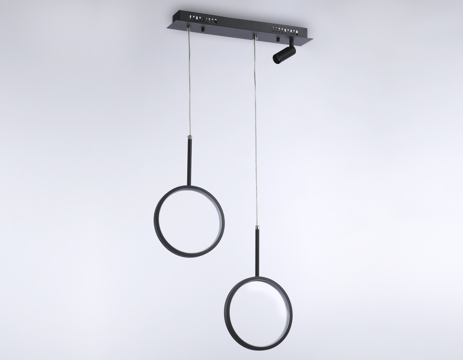 FL5274/2+1 BK черный 38W 3000K/4200K/6400K+4200K 500*20*1200 (ПДУ ИК)