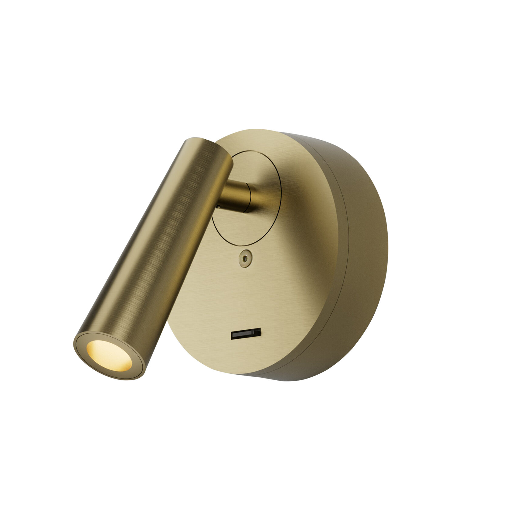 DK5072-SB Бра SHINE WALL со светодиодом, D104*H68, IP20, 3000К, 3W, RA?90, сатинированная латунь, алюминий