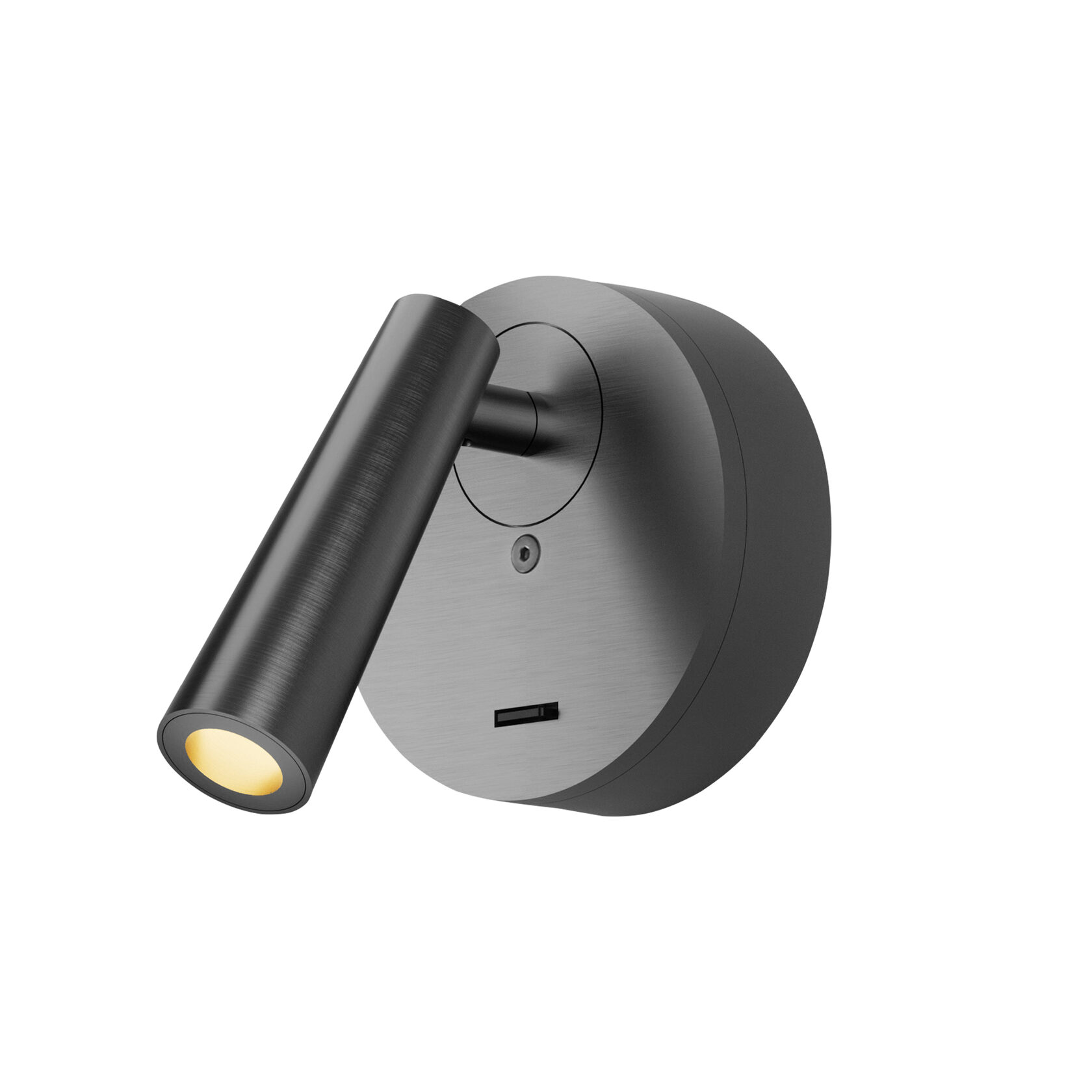 DK5072-DN Бра SHINE WALL со светодиодом, D104*H68, IP20, 3000К, 3W, RA?90, темный никель, алюминий