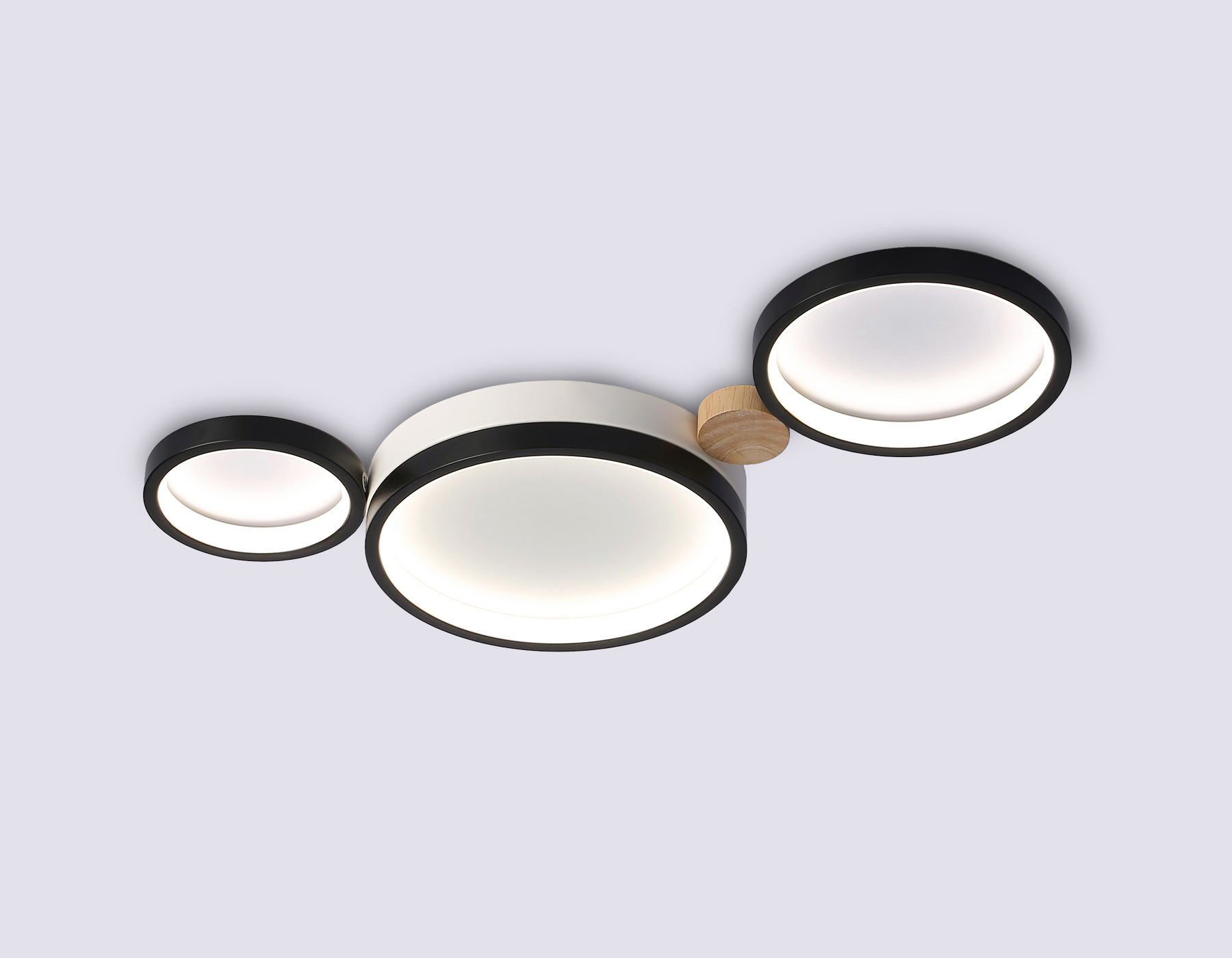 FL4814/3 BK/WH черный/белый 3000K-6400K 45W 620*290*55 (ПДУ ИК)