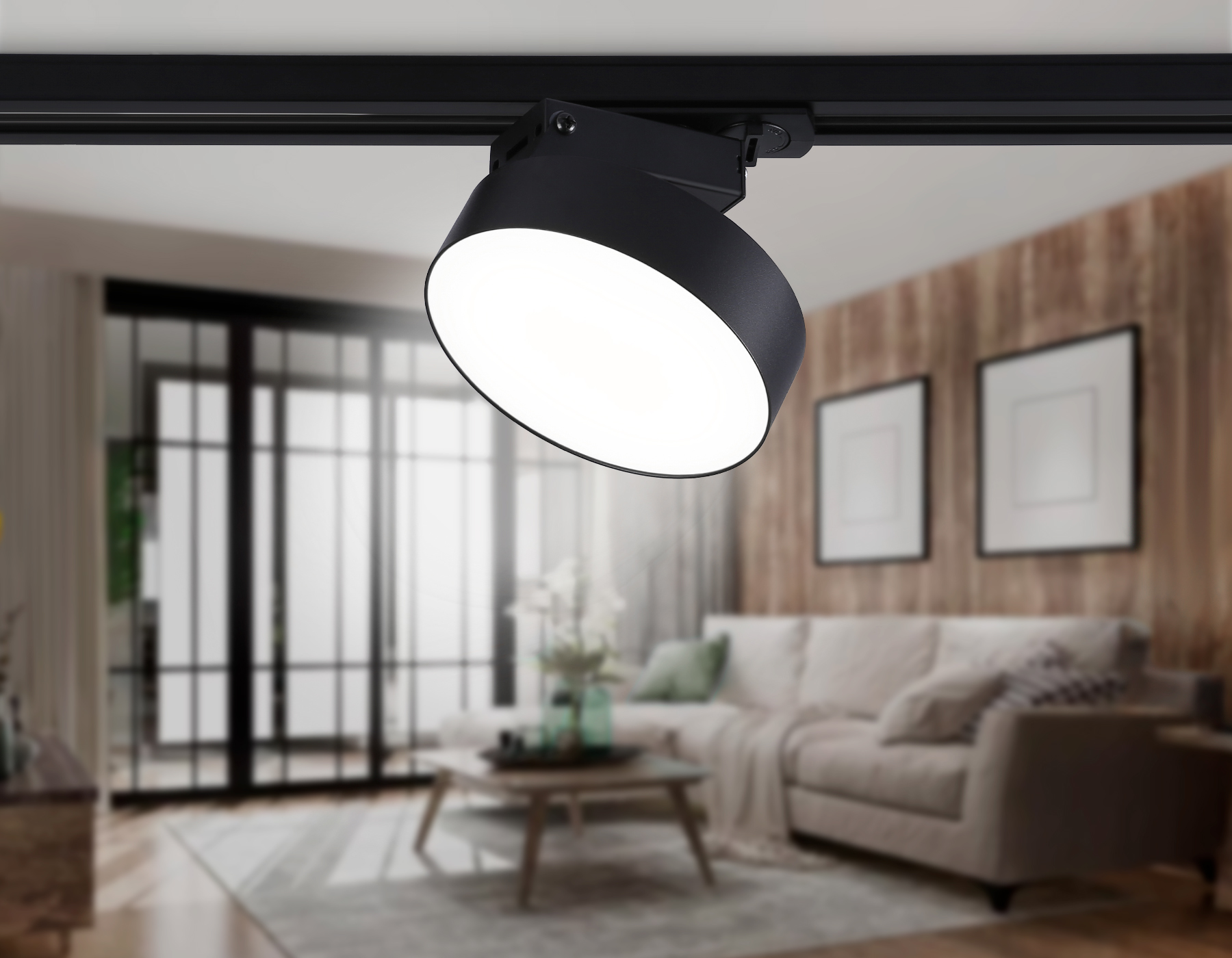 GL6842 BK черный LED 15W 4200K D115*80