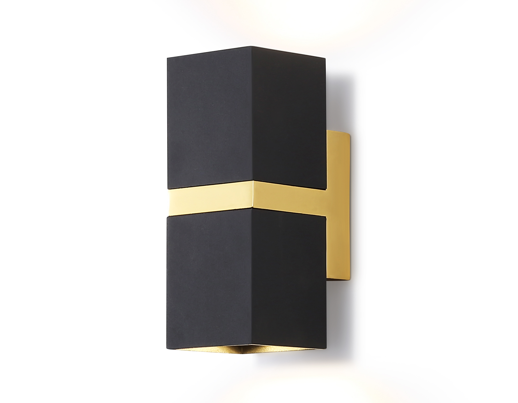 FW246/2 BK/GD черный/золото GU10*2 max 12W 155*61*80