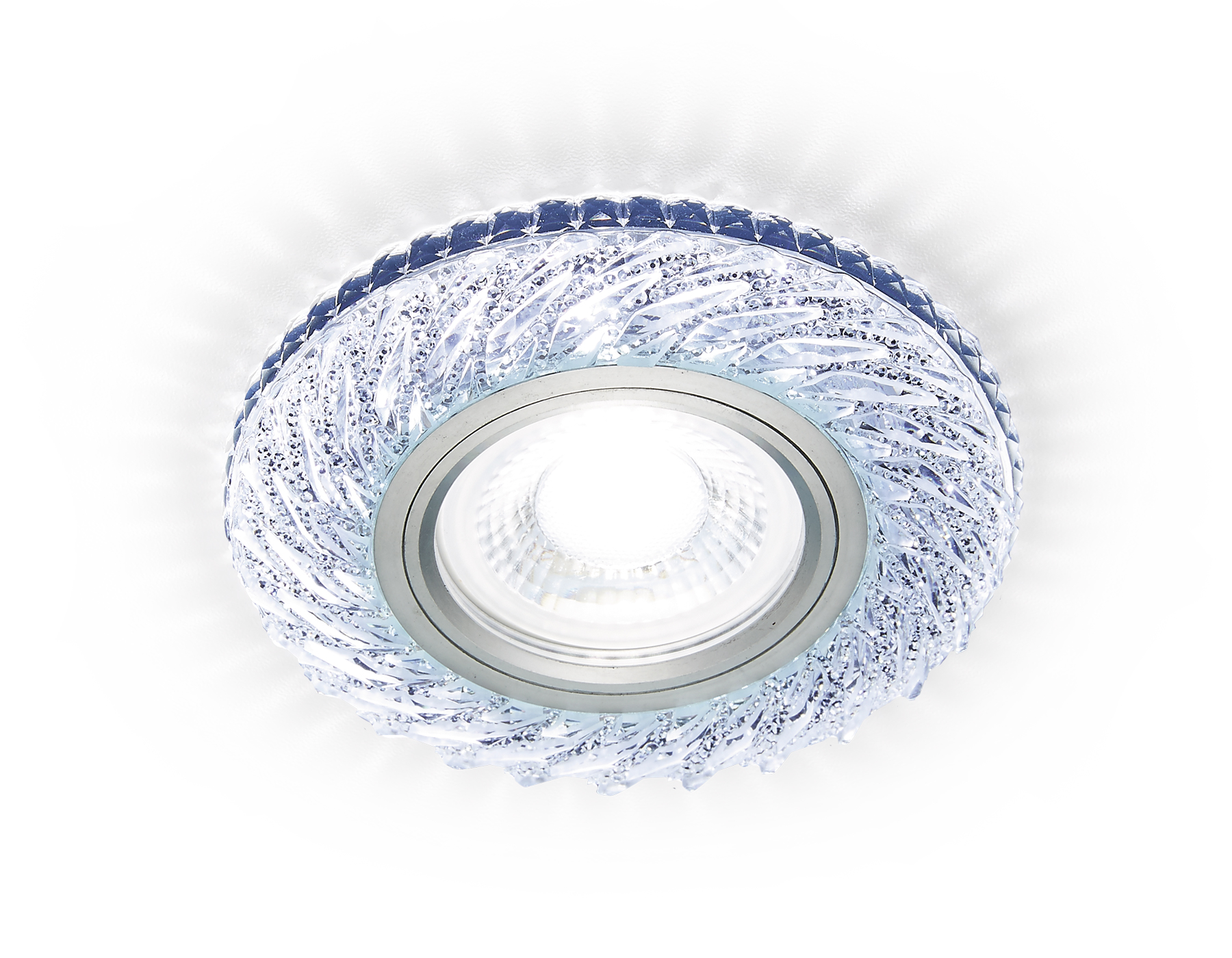 S295 CH хром/прозрачный хрусталь/MR16+3W(LED COLD)