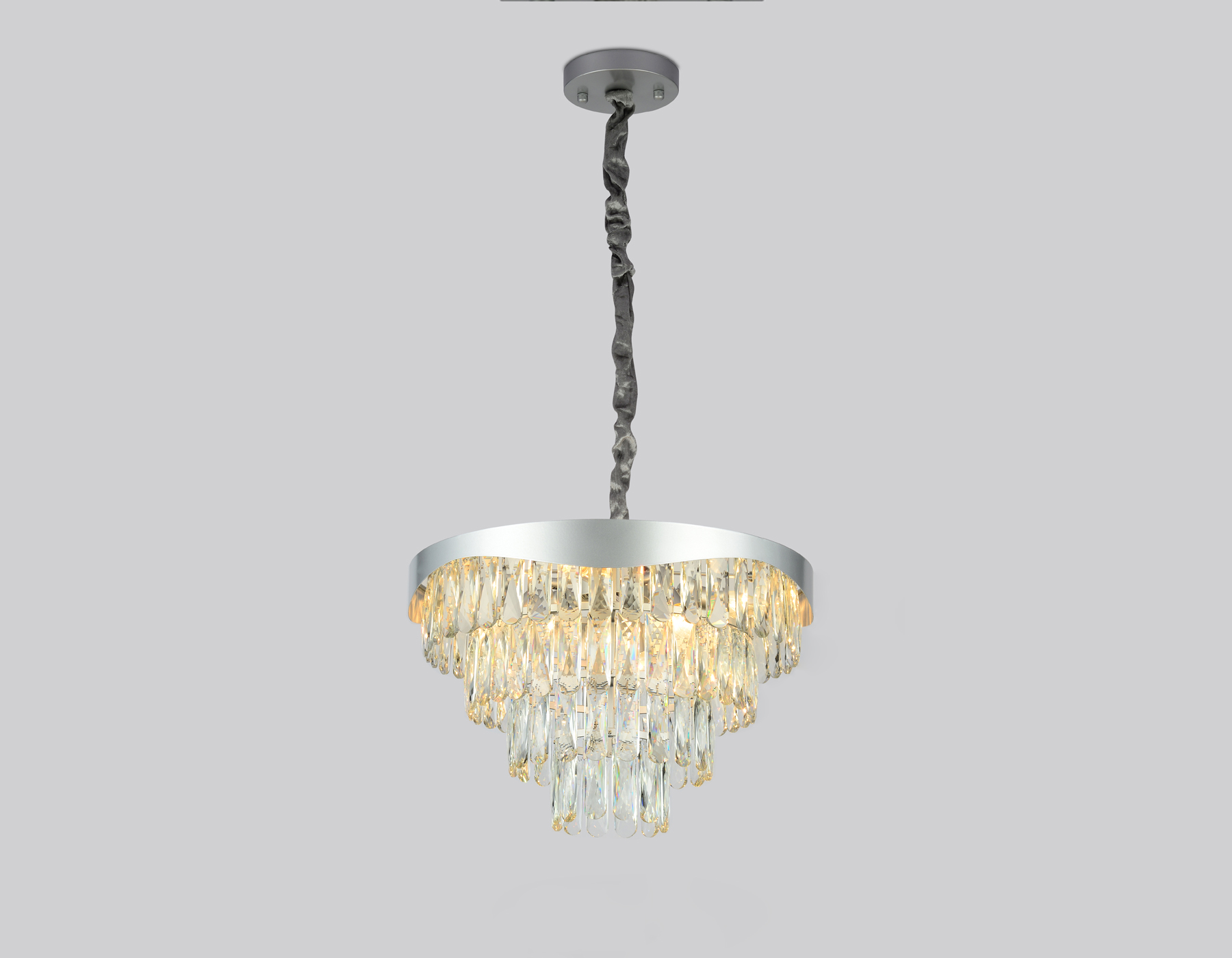 TR5085 SL/CL серебро/прозрачный E14/6 max 40W D520*1140