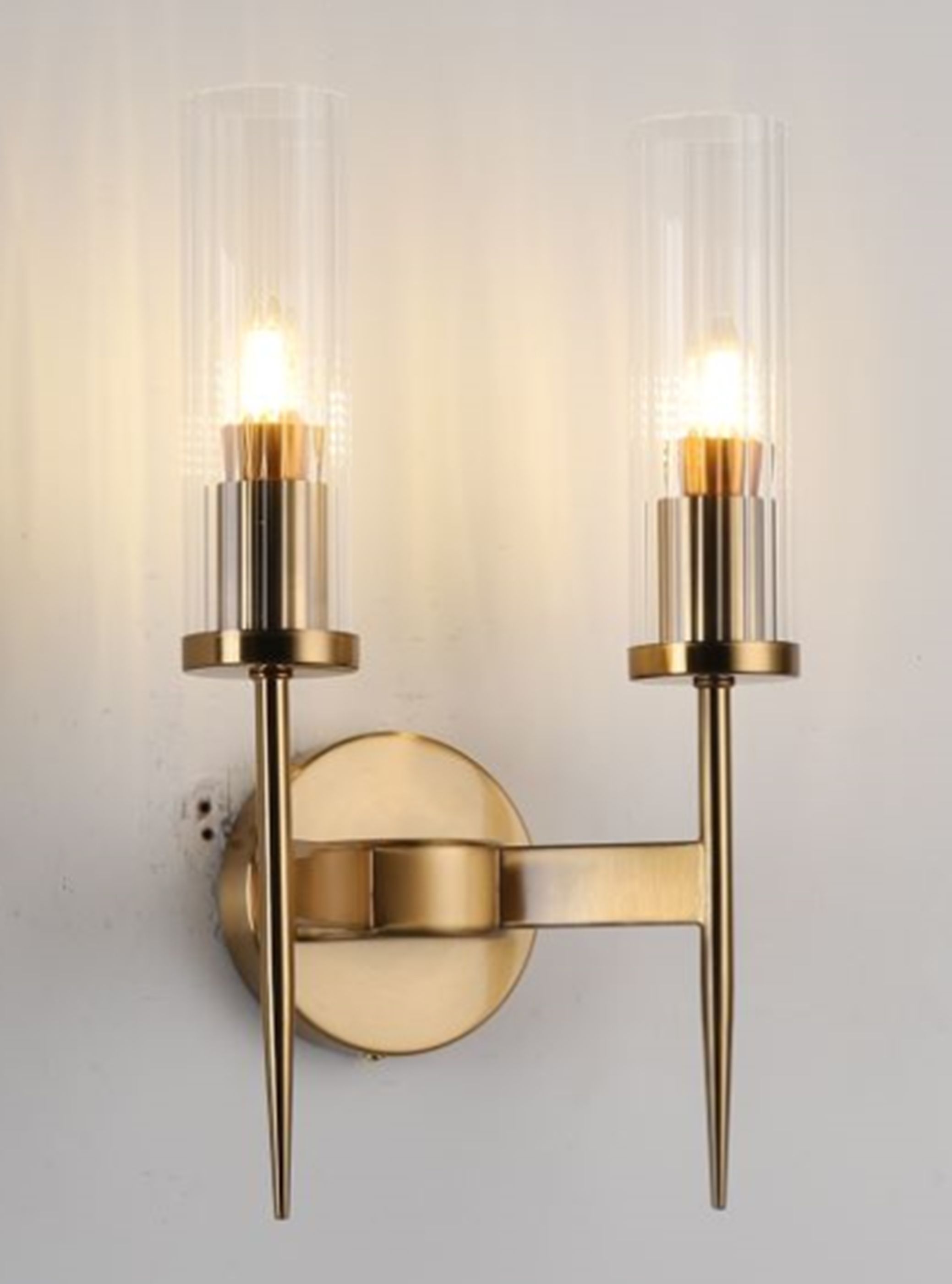 Бра латунь E14 39см Zortes CANDLE ZRS.16204.2