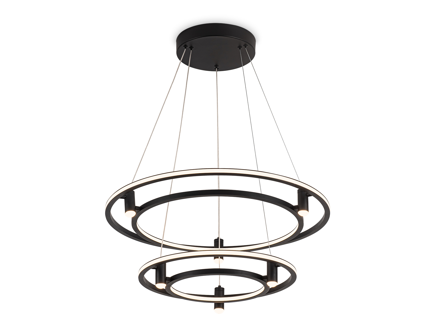 FL5544/2+6 BK черный 90W 3000K/4200K/6400K D600/400*1300 (без ПДУ)