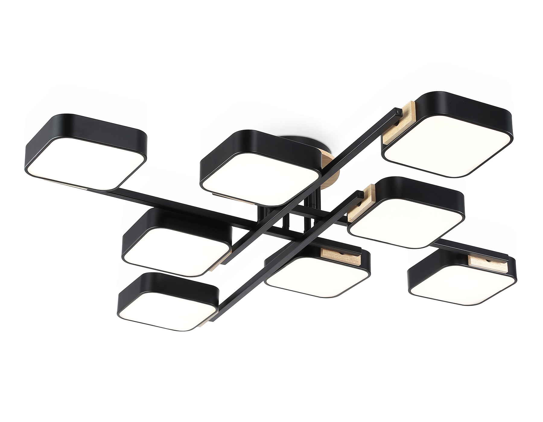 FL4890/8 BK/WD черный/дерево 144W 3000-6000K 960*960*160 (без ПДУ)