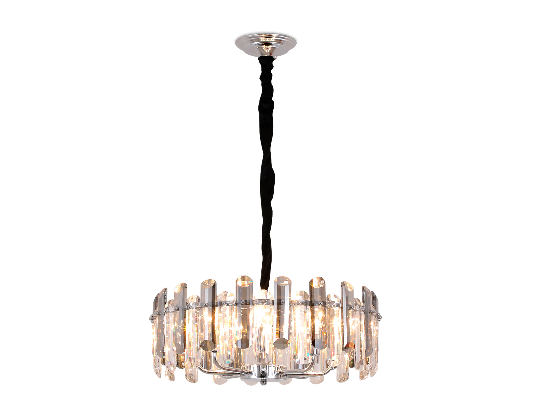 TR5303/8 CH/SM хром/дымчатый E14/8 max 40W D500*615