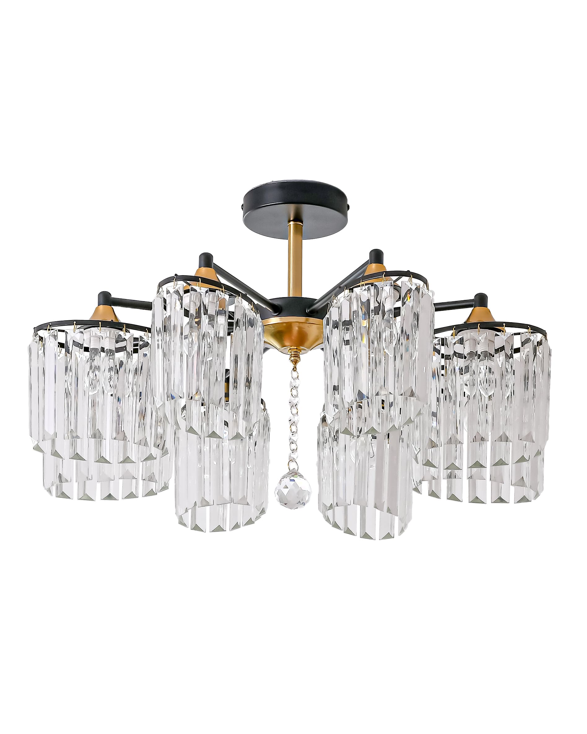 Потолочная люстра SL7884-8 BK+FGD 000080211