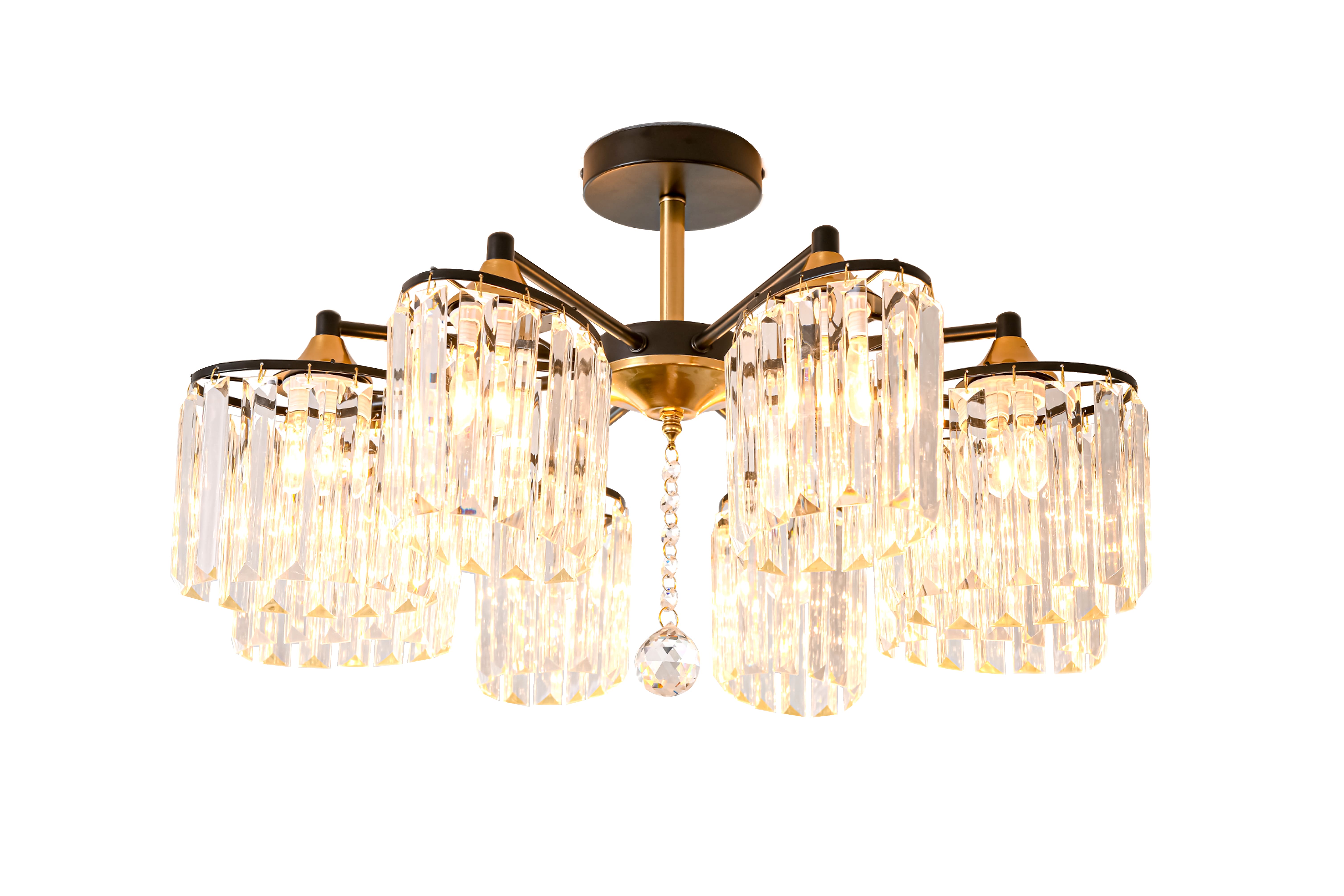 Потолочная люстра SL7884-8 BK+FGD 000080211