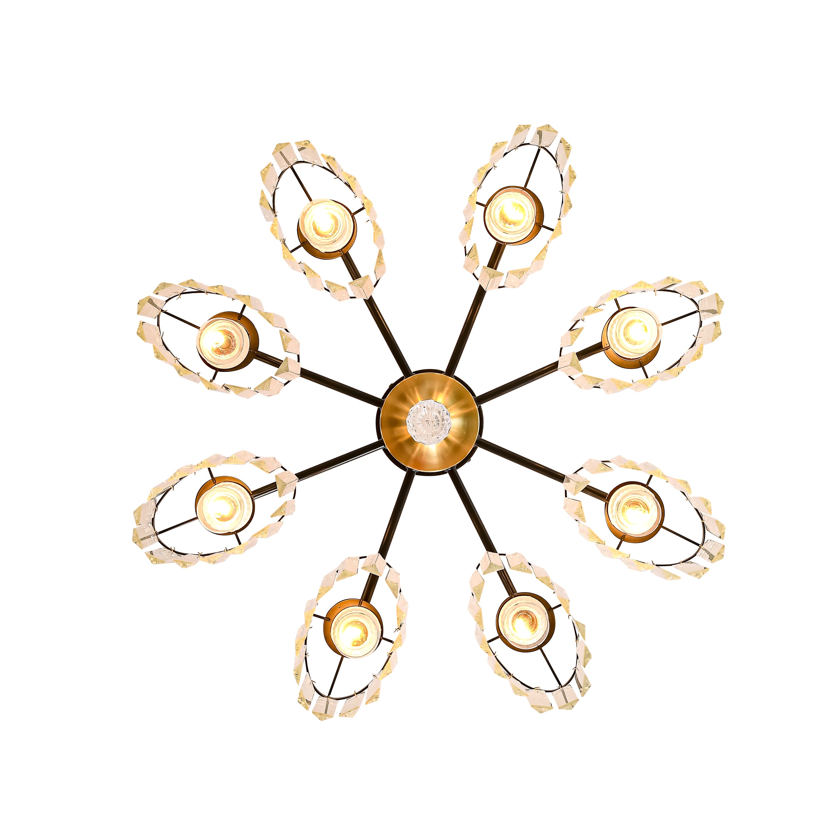 Потолочная люстра SL7884-8 BK+FGD 000080211