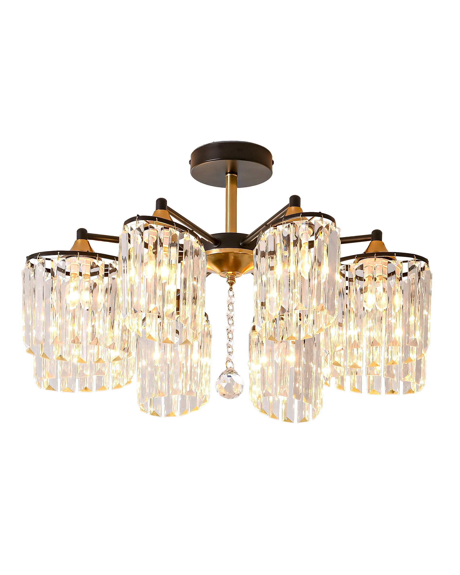 Потолочная люстра SL7884-8 BK+FGD 000080211