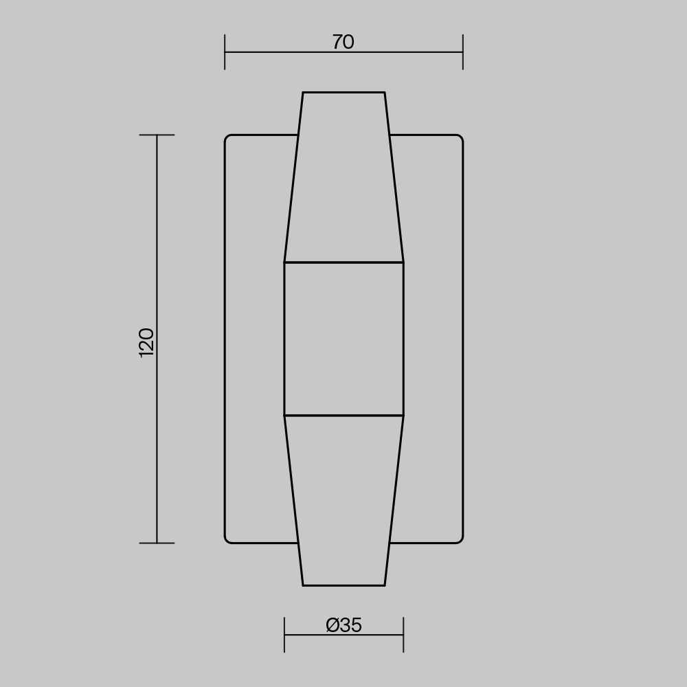Настенный светильник (бра) Maytoni MOD401WL-L6BS3K